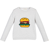 Sivi džemper sa hamburgerom